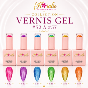 Collection vernis gel #52 à 57