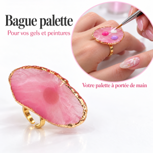 Bague cristal nail art