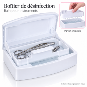 Boite stérilisation Blanche