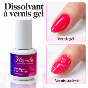 Dissolvant pour vernis gel