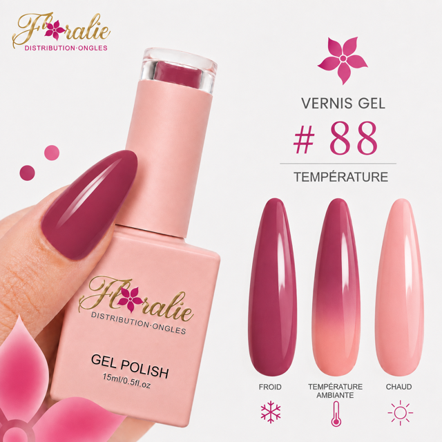 Vernis gel #88 (changement à la température)
