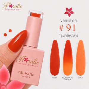 Vernis gel #91 (changement à la température)