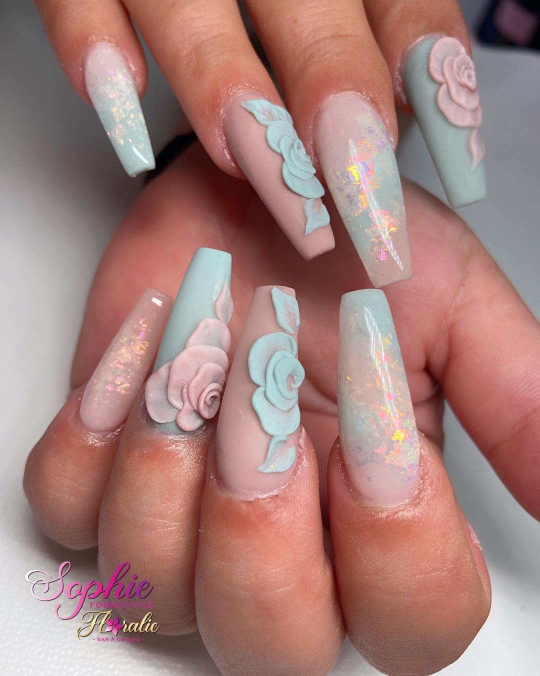 Pose d'ongles