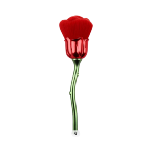 Pinceau fleur rouge