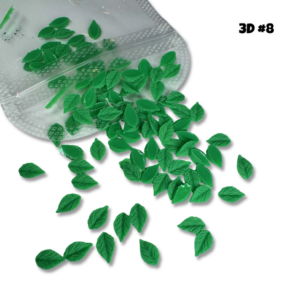 Feuille 3d nail art #8