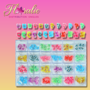 Boite Fleurs 3d