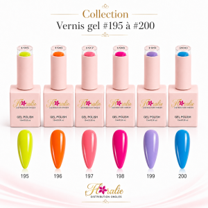 Collection vernis gel #195 à 200
