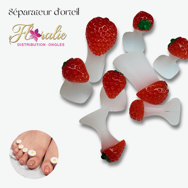 Séparateurs d’orteils funky – Fraises