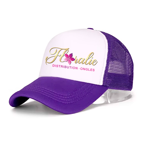 Casquette Officielle Floralie - Pour les vraies passionnées (mauve)