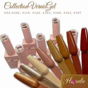 Collection Vernis Gel – Tons Bruns Chauds