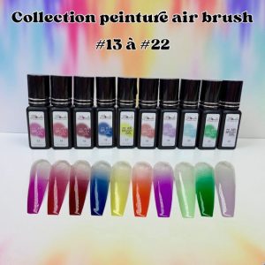 Kit de peinture air brush #13 à #22