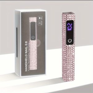Mini lampe led rechargeable Diamant Rose Cristal