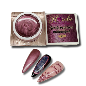 Gel de peinture métallique  #3 rose gold