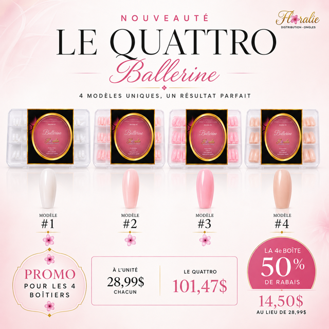 Quatro Capsules Professionnelles Précolorées – Ballerine