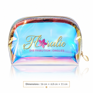 Petite trousse holographique Floralie