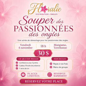 Souper des passionnées des ongles – Floralie